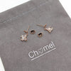 Butterfly Cubic Zirconia Earrings - CHOMEL