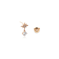 Star Cubic Zirconia Earrings - CHOMEL