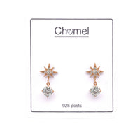 Star Cubic Zirconia Earrings - CHOMEL