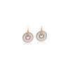 Round Mother of Pearl Earrings - CHOMEL