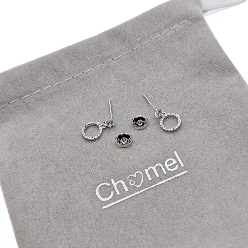 Cubic Zirconia Earrings - CHOMEL