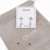 Star Cubic Zirconia Earrings - CHOMEL