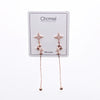 Star Cubic Zirconia Earrings - CHOMEL