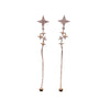 Star Cubic Zirconia Earrings - CHOMEL