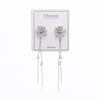 Flower Cubic Zirconia Earrings - CHOMEL