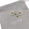 Mother of Pearl Gold Earrings - CHOMEL