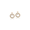 Mother of Pearl Gold Earrings - CHOMEL