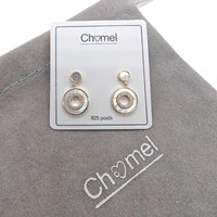 Mother of Pearl Gold Earrings - CHOMEL