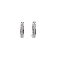 Cubic Zirconia Hoop Earrings - CHOMEL