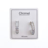 Cubic Zirconia Hoop Earrings - CHOMEL