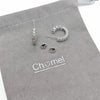 Cubic Zirconia Hoop Earrings - CHOMEL