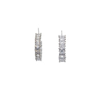Cubic Zirconia Hoop Earrings - CHOMEL