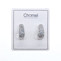 Cubic Zirconia Hoop Earrings - CHOMEL