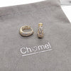 Cubic Zirconia Hoop Earrings - CHOMEL