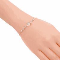 Moonstone Crescent Bracelet