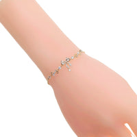 Ribbon Cubic Zirconia Bracelet