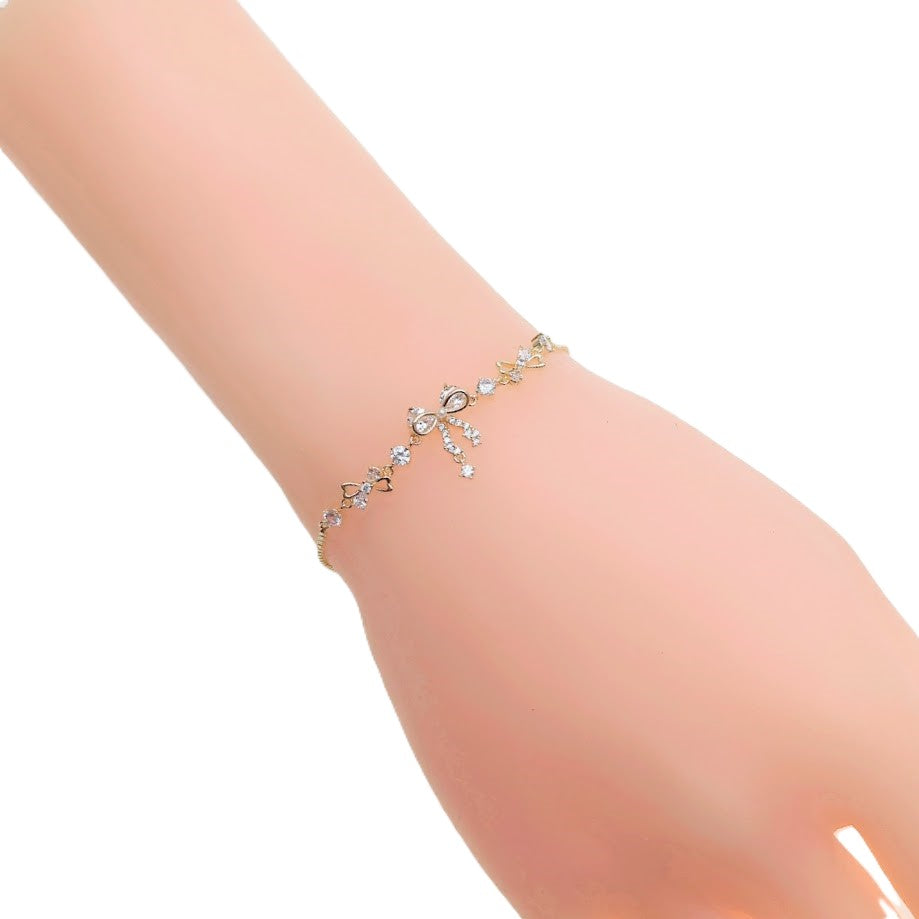 Ribbon Cubic Zirconia Bracelet