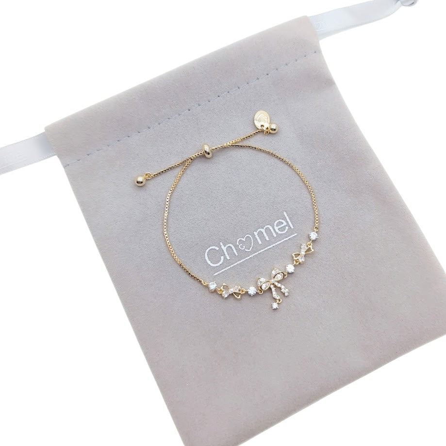 Ribbon Cubic Zirconia Bracelet