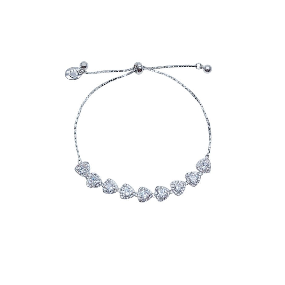 花立方氧化锆手链