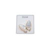 Butterfly Cubic Zirconia & Mother of Pearl Brooch