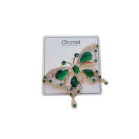 Butterfly Cubic Zirconia Brooch
