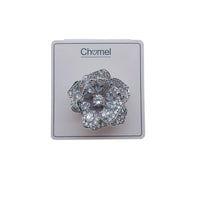 Flower Cubic Zirconia Brooch - CHOMEL