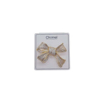 Ribbon Cubic Zirconia Brooch - CHOMEL