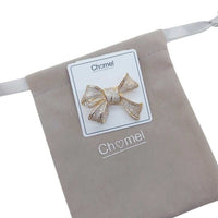Ribbon Cubic Zirconia Brooch - CHOMEL