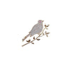 Bird Cubic Zirconia Brooch
