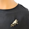 Bird Cubic Zirconia Brooch