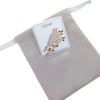 Bird Cubic Zirconia Brooch