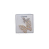 Two Butterfly Cubic Zirconia Brooch