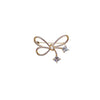 Ribbon Cubic Zirconia Brooch