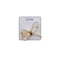 Ribbon Cubic Zirconia Brooch