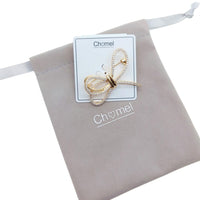 Ribbon Cubic Zirconia Brooch