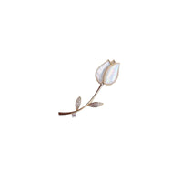 Tulip Flower Cubic Zirconia Brooch