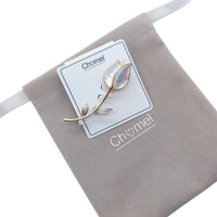 Tulip Flower Cubic Zirconia Brooch