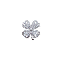 4 Leaf Clover Cubic Zirconia Brooch - CHOMEL