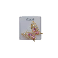 Butterfly Cubic Zirconia Brooch
