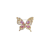 Butterfly Cubic Zirconia Brooch