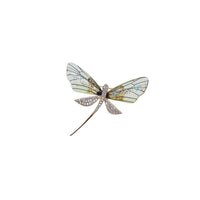 Dragonfly Cubic Zirconia Brooch