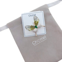 Butterfly Cubic Zirconia Brooch