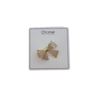 Ribbon Cubic Zirconia Brooch - CHOMEL