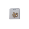 Flower Cubic Zirconia & Mother of Pearl Brooch
