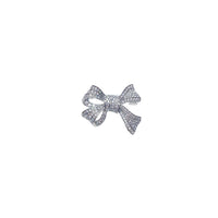 Ribbon Cubic Zirconia Brooch - CHOMEL