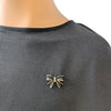 Ribbon Cubic Zirconia and Enamel Brooch