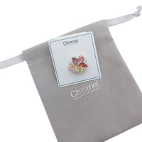 Flower Cubic Zirconia Brooch