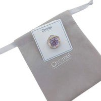 Flower Cubic Zirconia Brooch