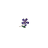 Flower Cubic Zirconia Brooch