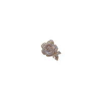 Flower Cubic Zirconia Brooch